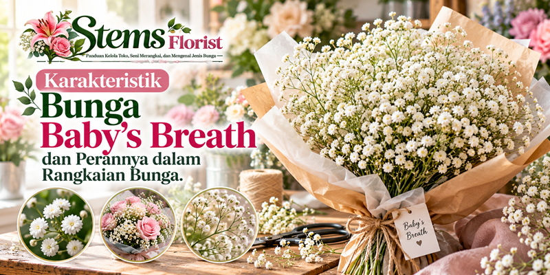 Karakteristik Bunga Baby’s Breath dan Perannya dalam Rangkaian Bunga