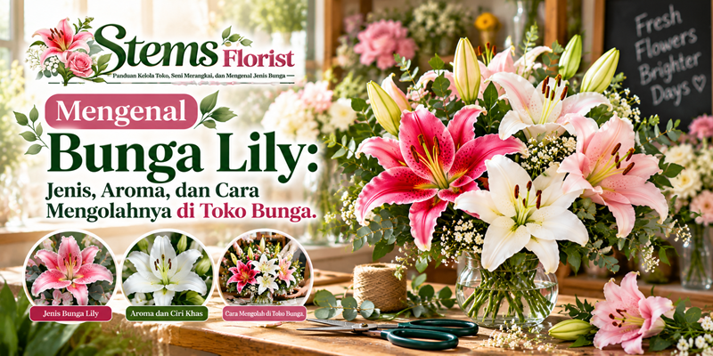 Mengenal Bunga Lily Jenis, Aroma dan Cara Mengolahnya di Toko Bunga