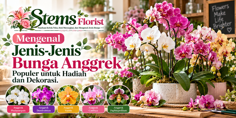 Mengenal Jenis-Jenis Bunga Anggrek Populer untuk Hadiah dan Dekorasi
